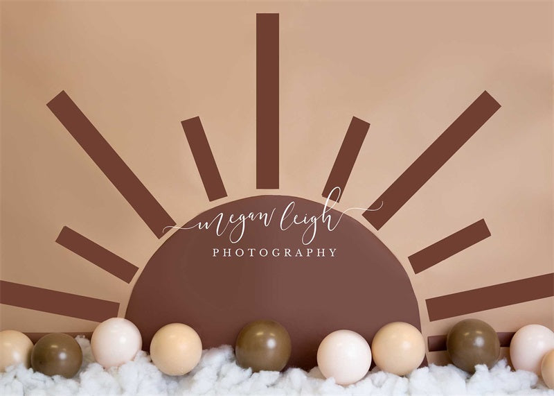 Kate Boho Geburtstag Mädchen Hintergrund Sonne von Megan Leigh Photography - Kate Backdrop.de