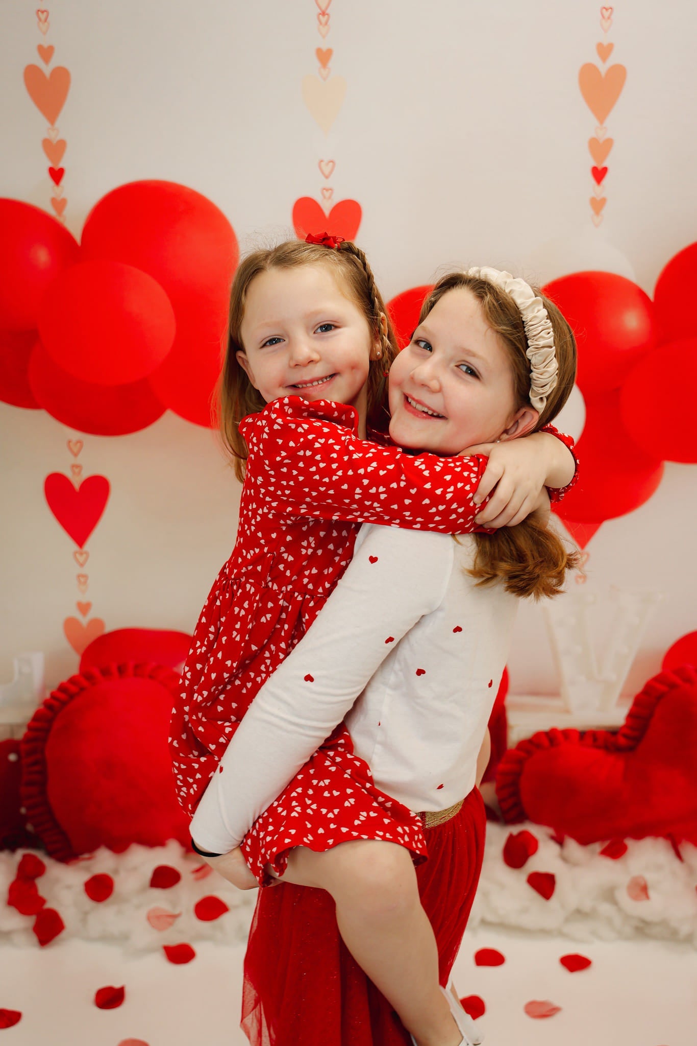 Kate Valentinstag Hintergrund Ballons Liebe Herz von Uta Mueller Photography