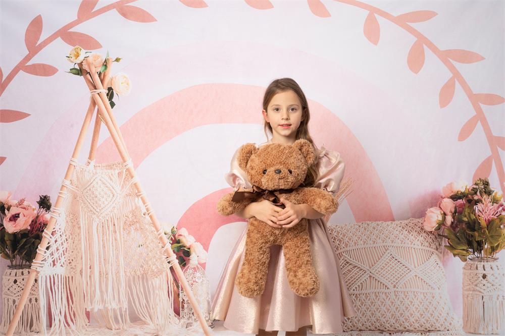 Kate Frühling Boho Regenbogen Zelt Cake Smash Kulisse für Fotografie - Kate Backdrop.de
