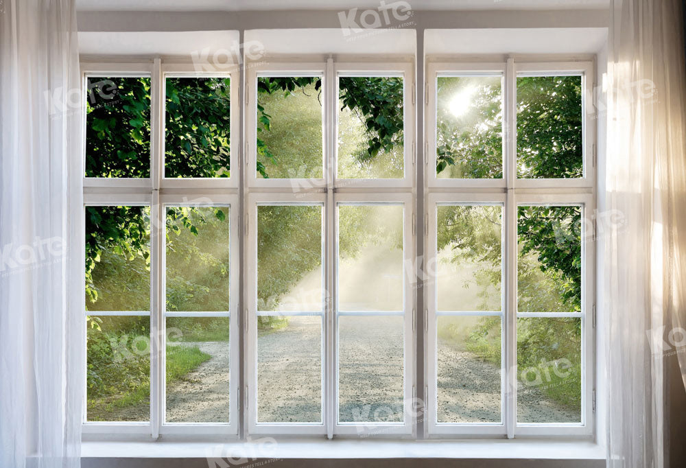 Kate Frühling Weiß Fenster Hintergrund von Chain Photography - Kate Backdrop.de