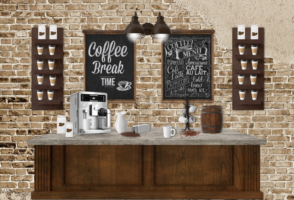 Kate Café-Kaffee-Raum-Hintergrund von Ashley Paul