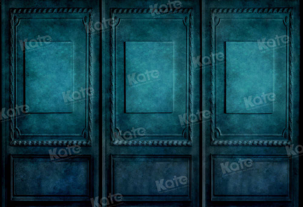 Kate Dunkelblau Grün Retro Wand Hintergrund von Kate - Kate Backdrop.de