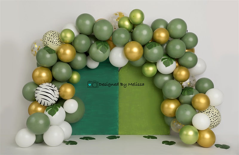 Kate Dschungel Greens Luftballons Kulisse von Melissa King