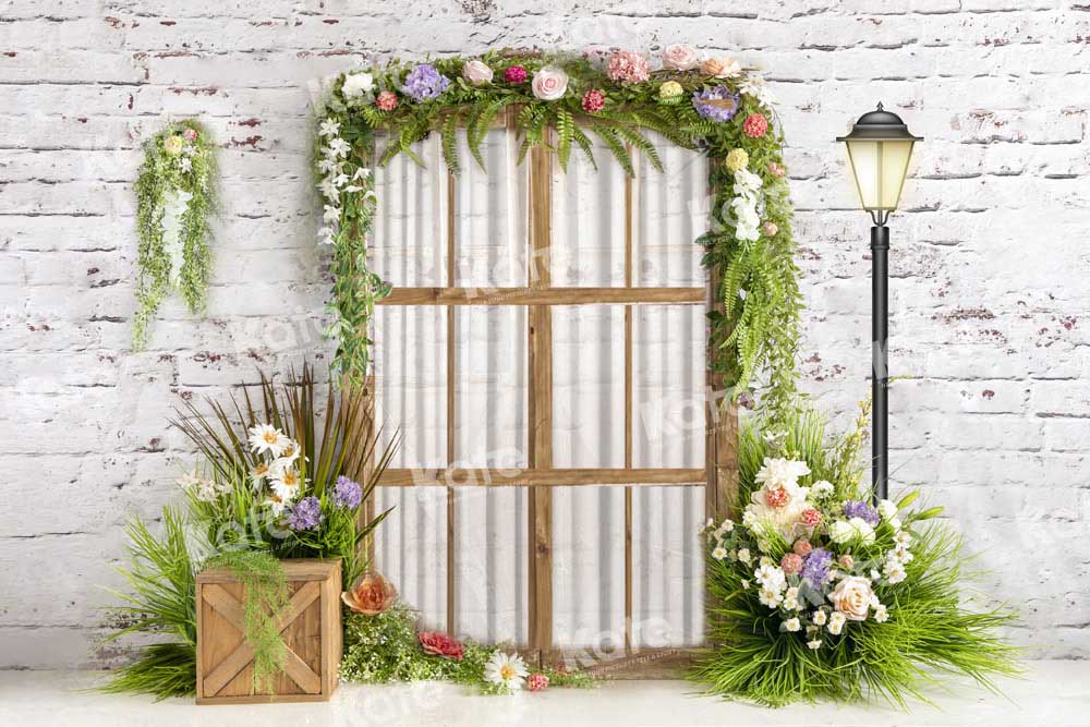 Kate Spring Garden Fensterhintergrund von Emetselch - Kate Backdrop.de