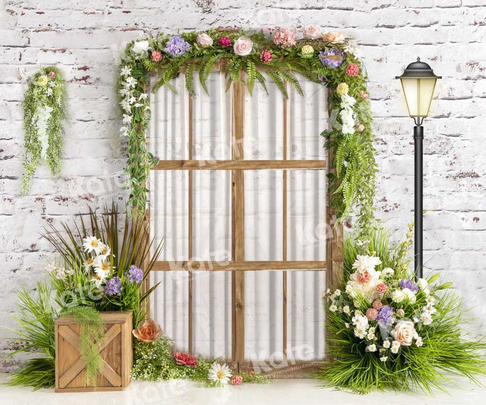 Kate Spring Garden Fensterhintergrund von Emetselch - Kate Backdrop.de