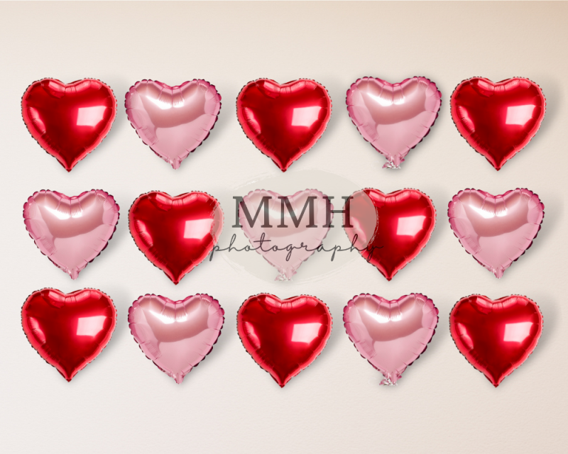 Kate I HEART You-Valentinstag Herz-Hintergrund von Melissa McCraw-Hummer