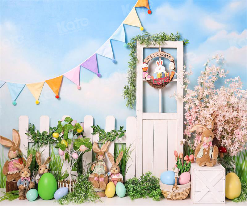 Kate Osterhase Garten Kulisse für Fotografie - Kate Backdrop.de