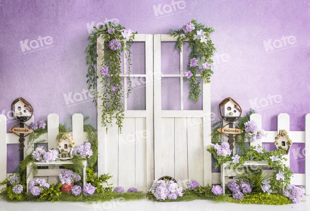 Kate Frühling Lila Eden Hintergrund von Emetselch - Kate Backdrop.de