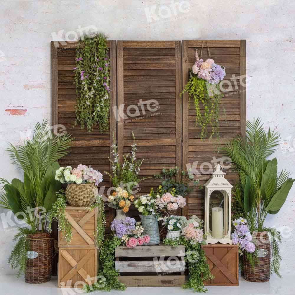 Kate Frühling Blumengarten Parterre Kulisse von Emetselch - Kate Backdrop.de