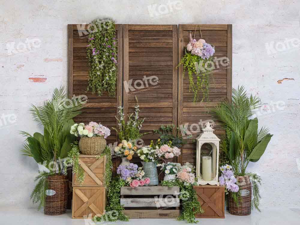 Kate Frühling Blumengarten Parterre Kulisse von Emetselch - Kate Backdrop.de