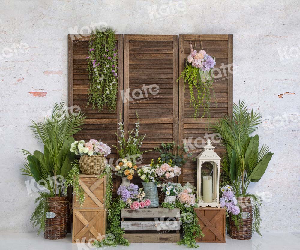 Kate Frühling Blumengarten Parterre Kulisse von Emetselch - Kate Backdrop.de