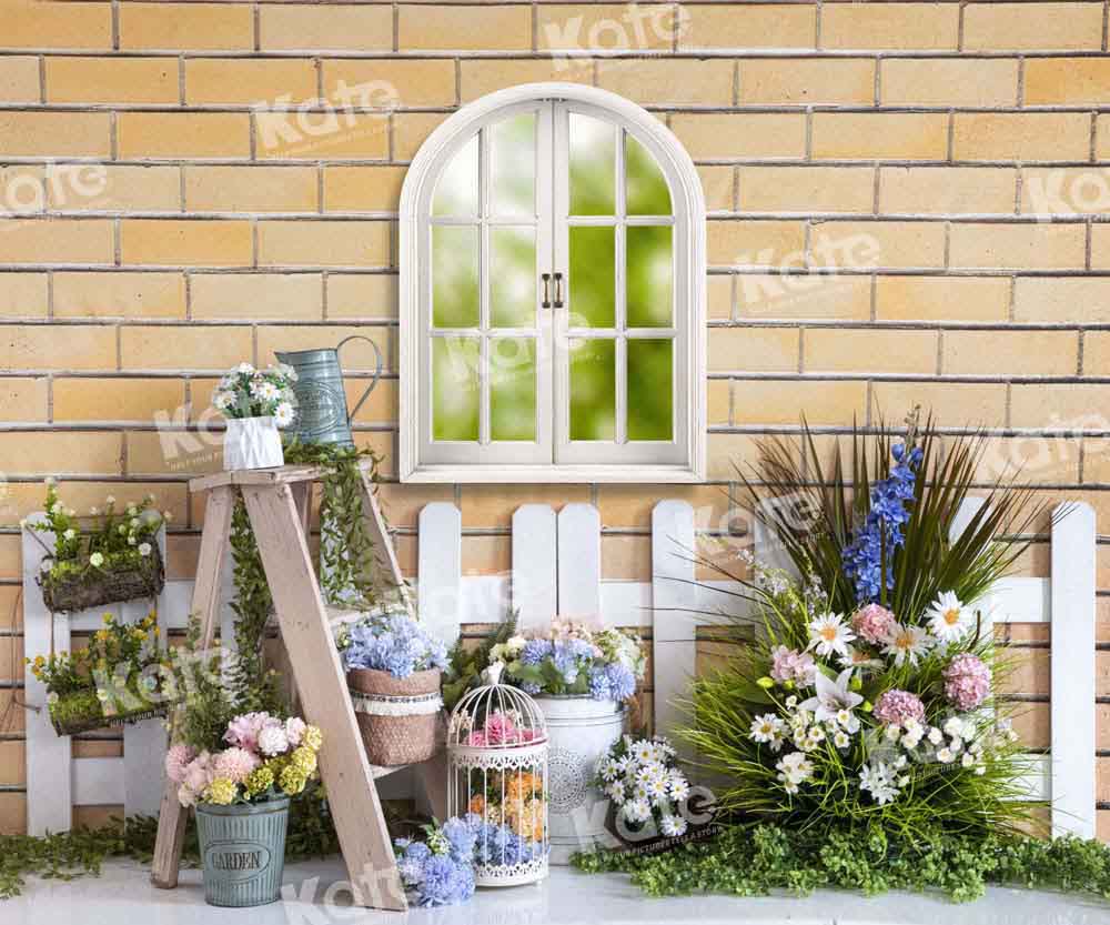 Kate Frühling Blumen Außenfenster Hintergrund von Emetselch
