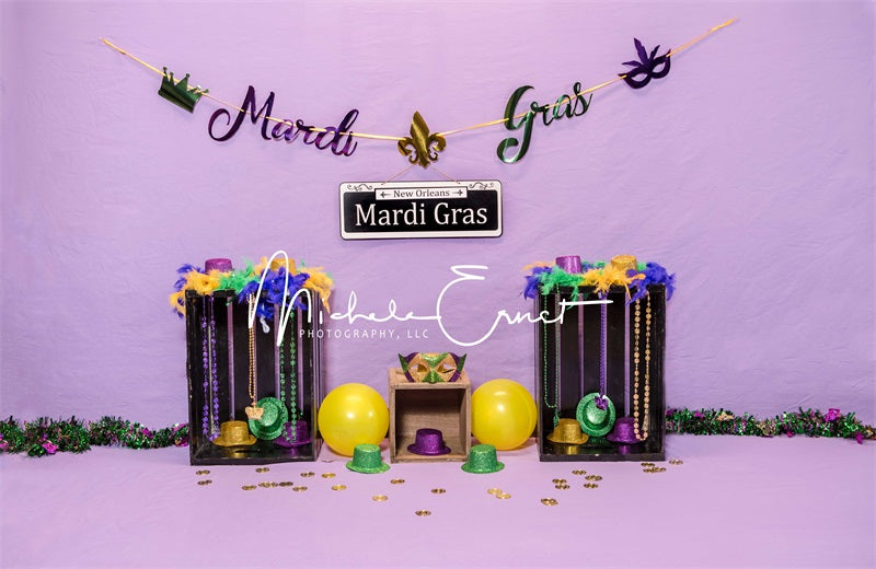 Kate Mardi Gras Hintergrund von Michele Ernst