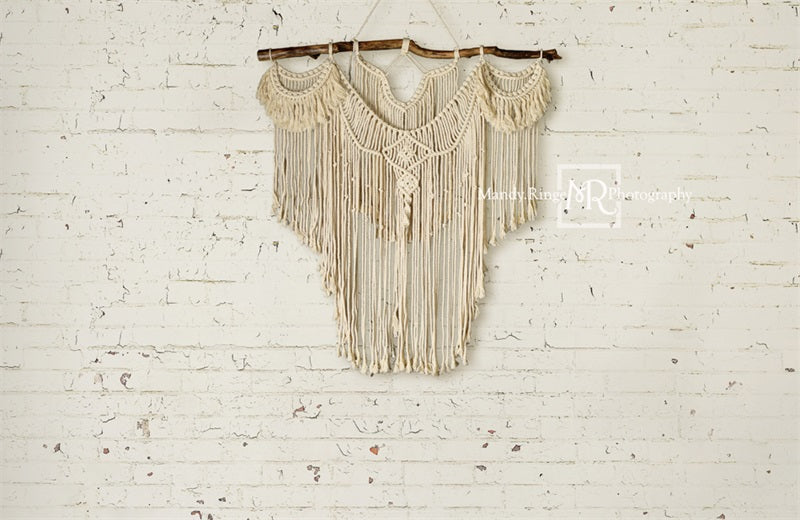 Kate Einfache Makramee-Wandbehang-Kulisse von Mandy Ringe Photography - Kate Backdrop.de