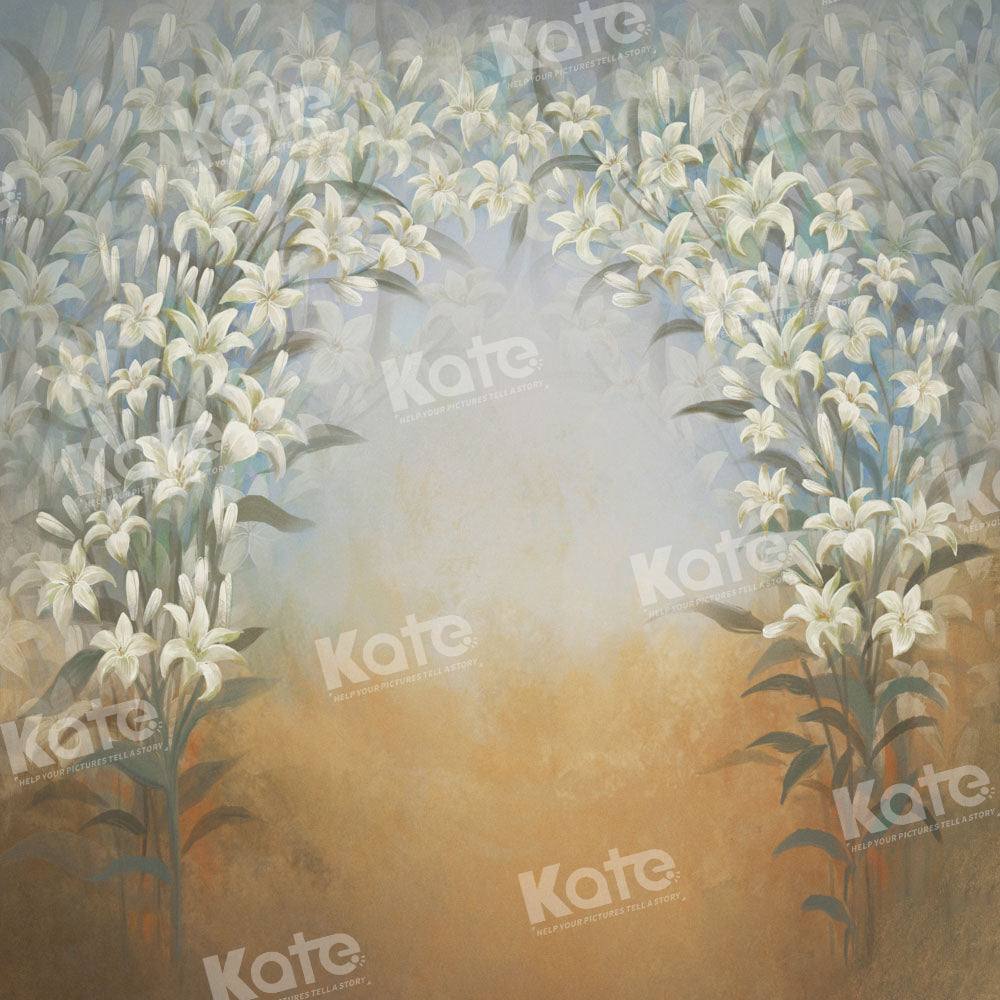 Kate Fine Art Painted Floral Hintergrund von GQ