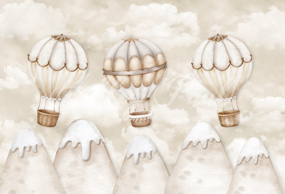 Kate Heißluftballon-Hintergrundkulisse von Ashley Paul