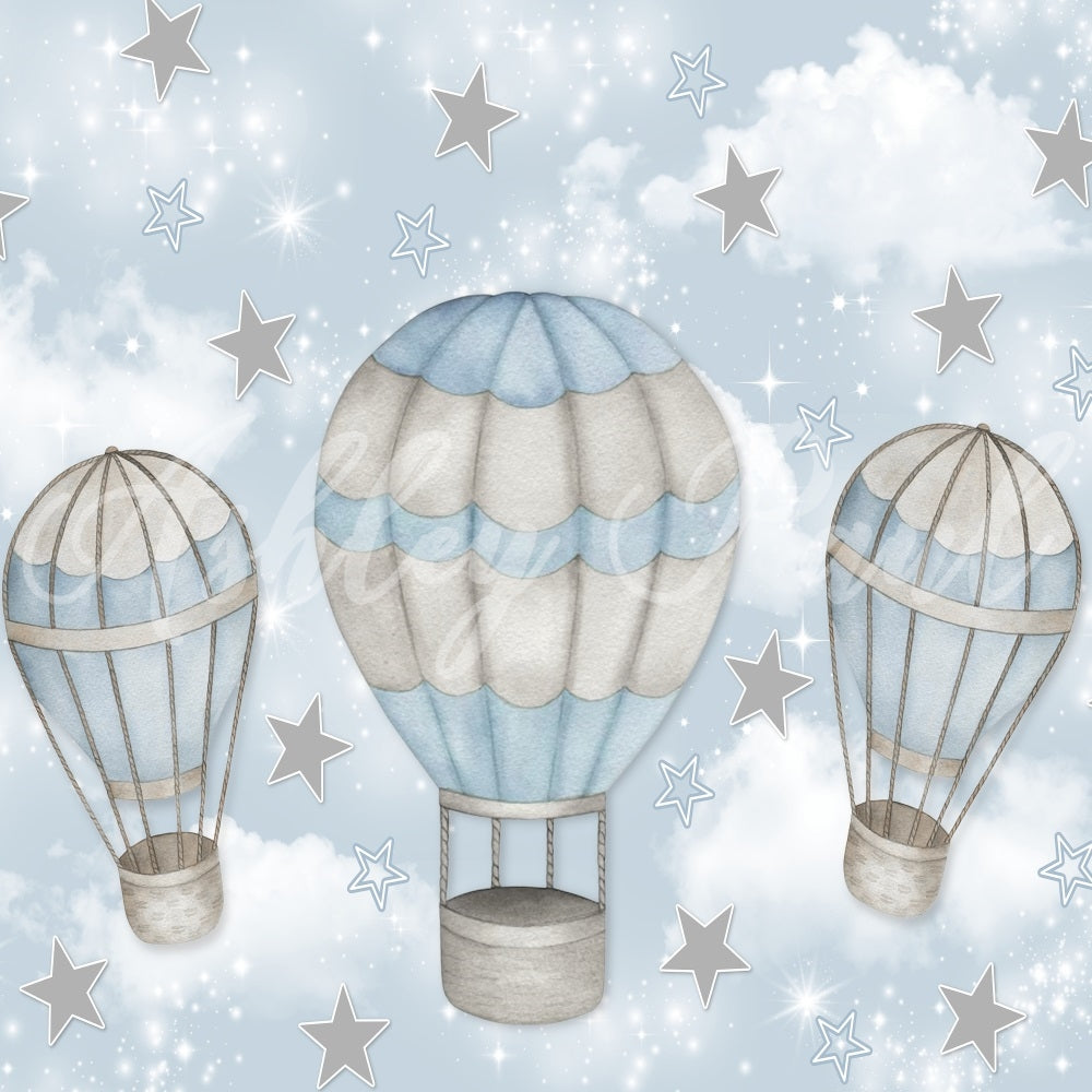 Kate Stern-Heißluftballon-Hintergrundkulisse von Ashley Paul