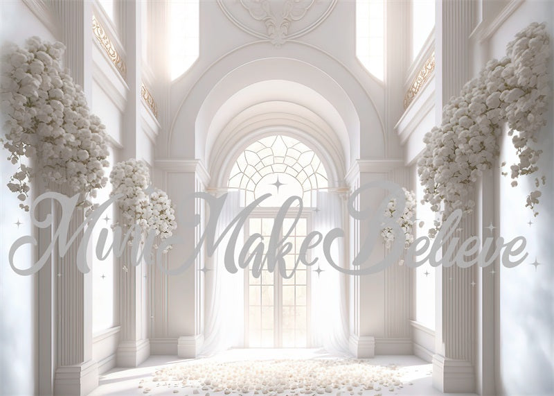 Kate Gemalte Kirche Kathedrale Hochzeit Taufe Hintergrund von Mini MakeBelieve