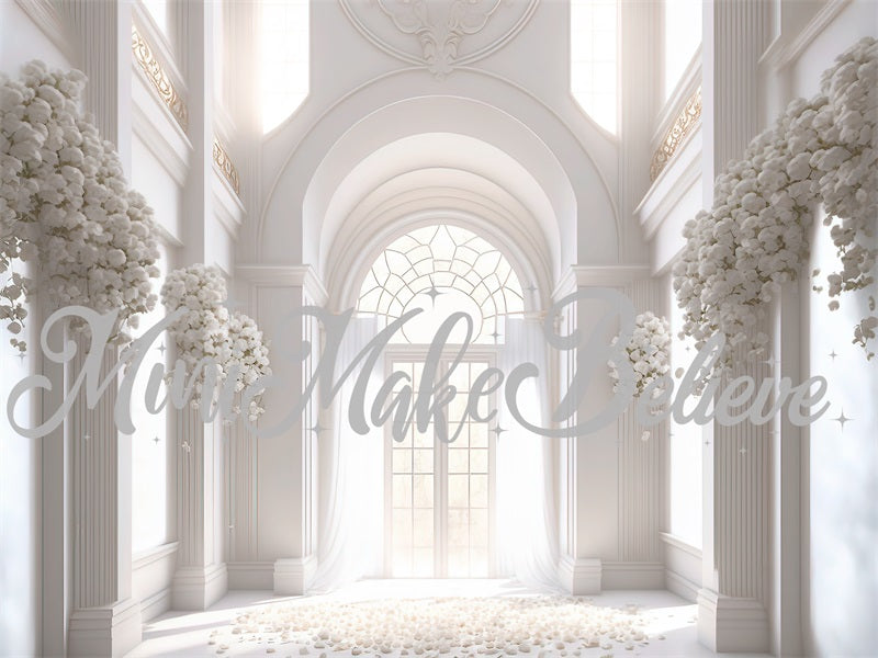 Kate Gemalte Kirche Kathedrale Hochzeit Taufe Hintergrund von Mini MakeBelieve - Kate Backdrop.de