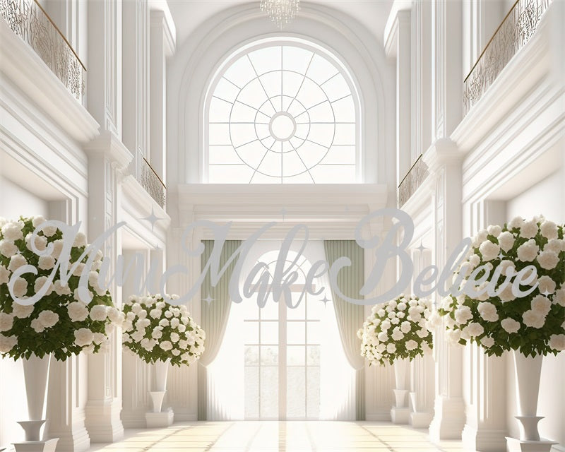 Kate Gemalte Kirche Kathedrale Hochzeit Taufe Hintergrund von Mini MakeBelieve