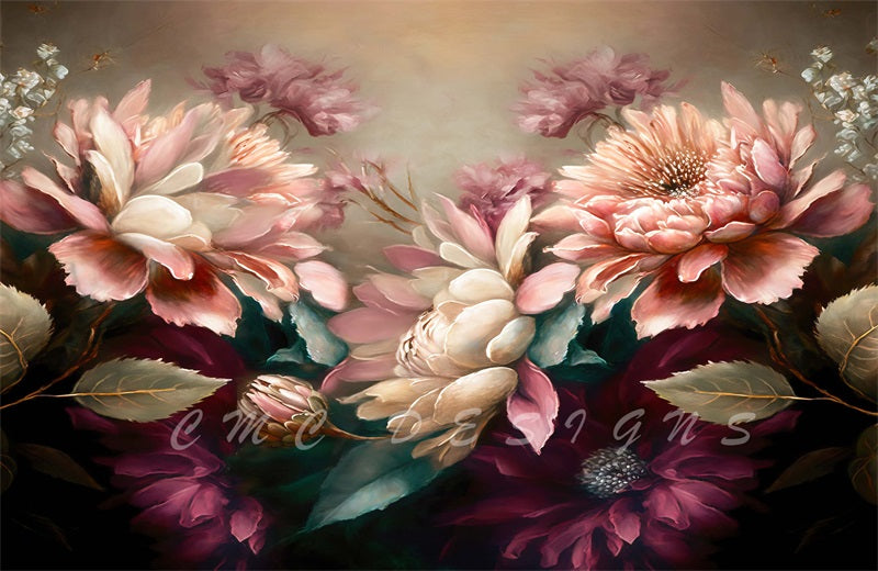 Kate Romantische Blumen Hintergrund von Candice Compton