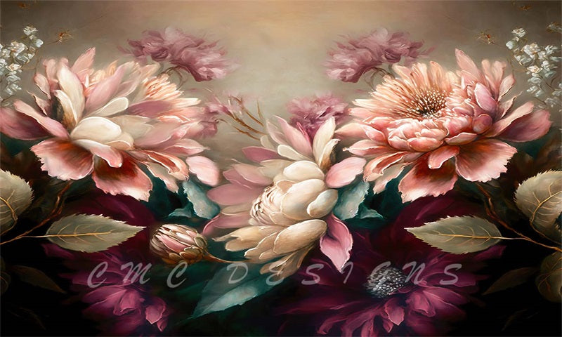 Kate Romantische Blumen Hintergrund von Candice Compton