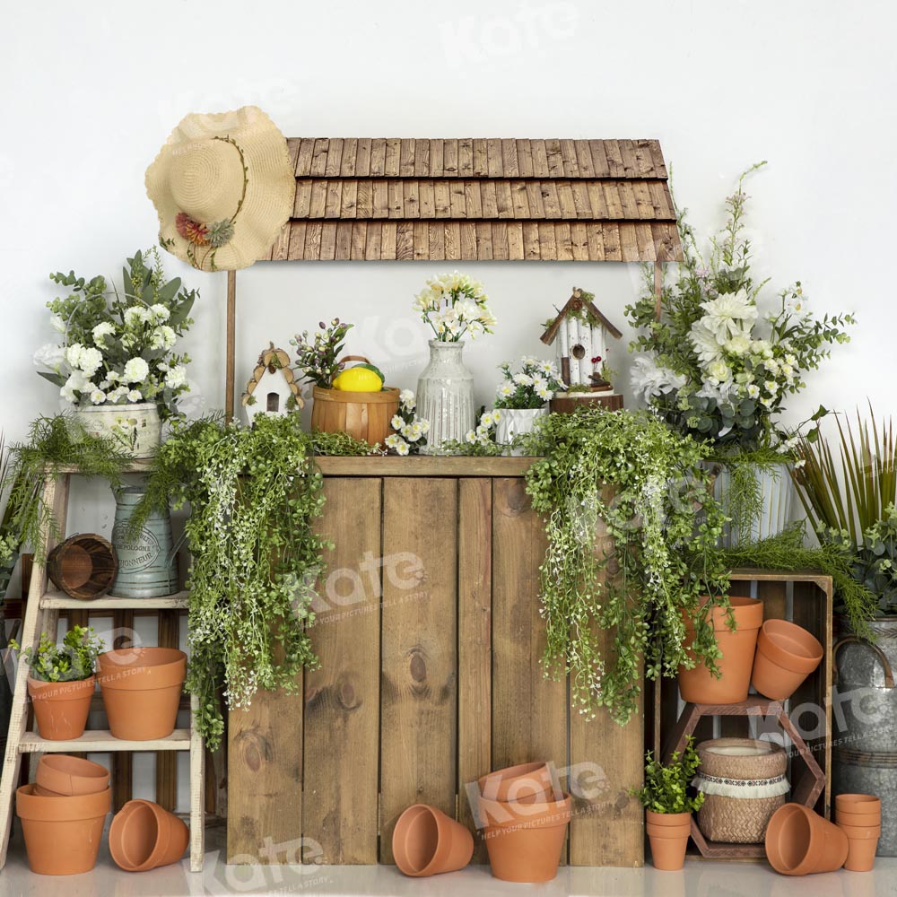 Kate Sommer-Hintergrund im Garten von Emetselch - Kate Backdrop.de