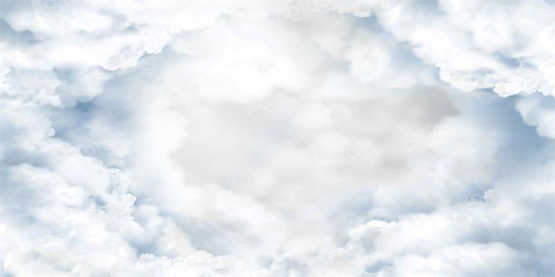 Kate Himmel weiße Wolke Hintergrund für Fotografie - Kate Backdrop.de