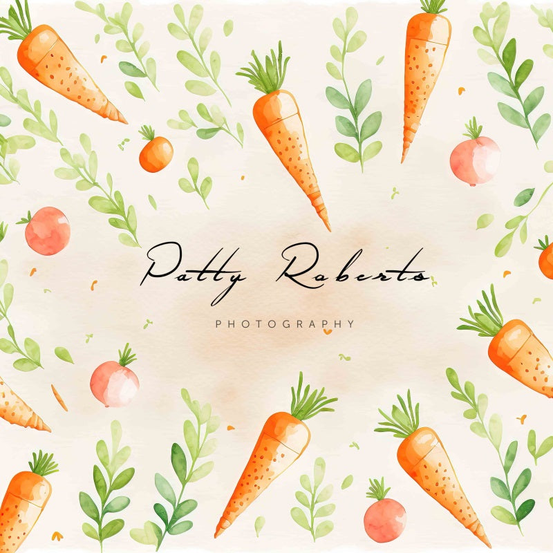 Kate Ostern Karotten All Over Hintergrund von Patty Roberts