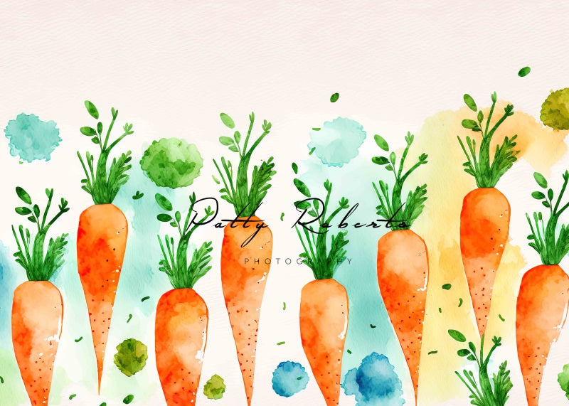Kate Ostern Große Karotten Hintergrund von Patty Roberts