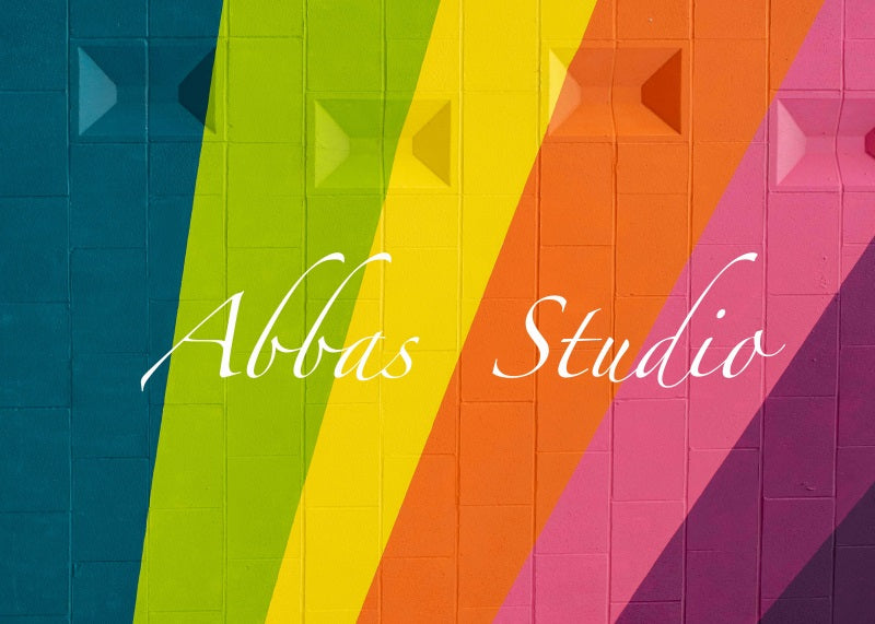 Kate Regenbogen Wandhintergrund von Abbas Studio - Kate Backdrop.de