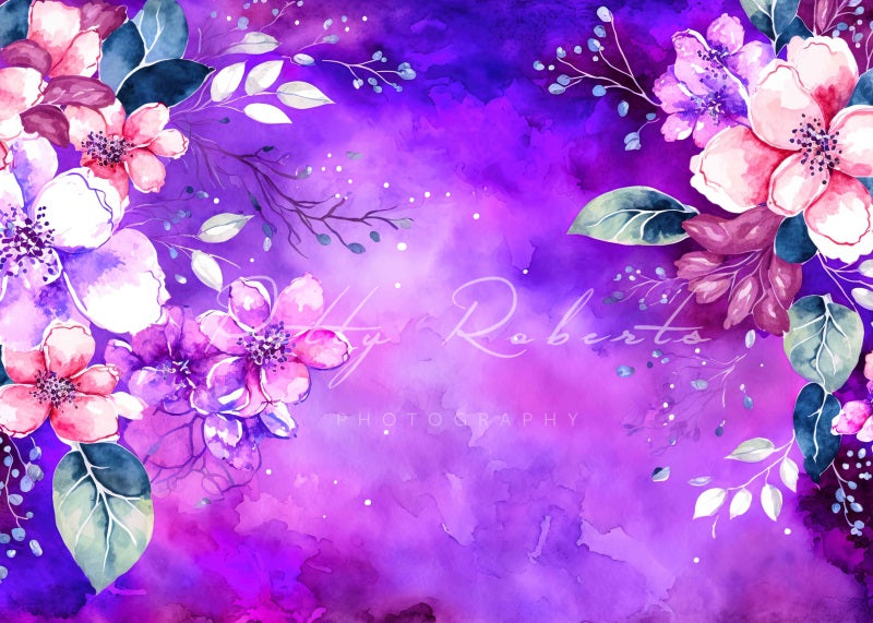 Kate Mit Liebe gemalt Floral Fine Art Hintergrund von Patty Roberts