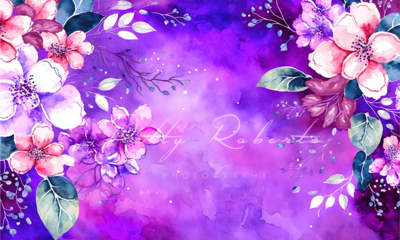 Kate Mit Liebe gemalt Floral Fine Art Hintergrund von Patty Roberts