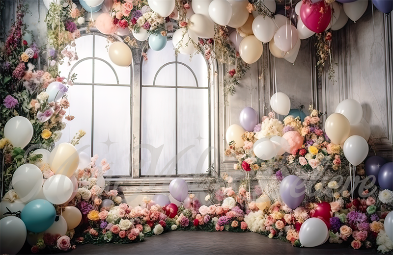 Kate Painterly Frühling Distressed Dark Party Raum Hochzeit Geburtstag Hintergrund von Mini MakeBelieve