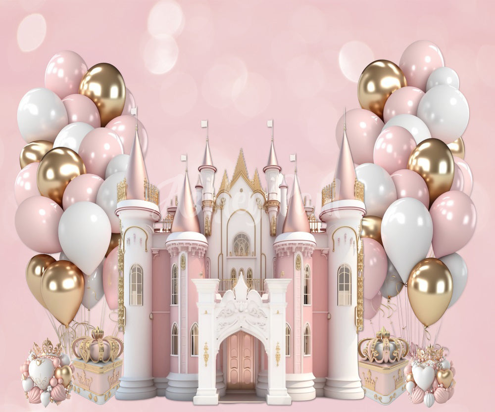 Kate Rosa Prinzessin Schloss Geburtstag Hintergrund von Ashley Paul