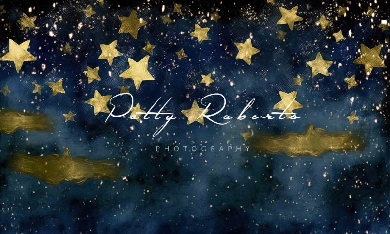 Kate Cake Smash Blauer Himmel Starry Night von Patty Roberts - Kate Backdrop.de