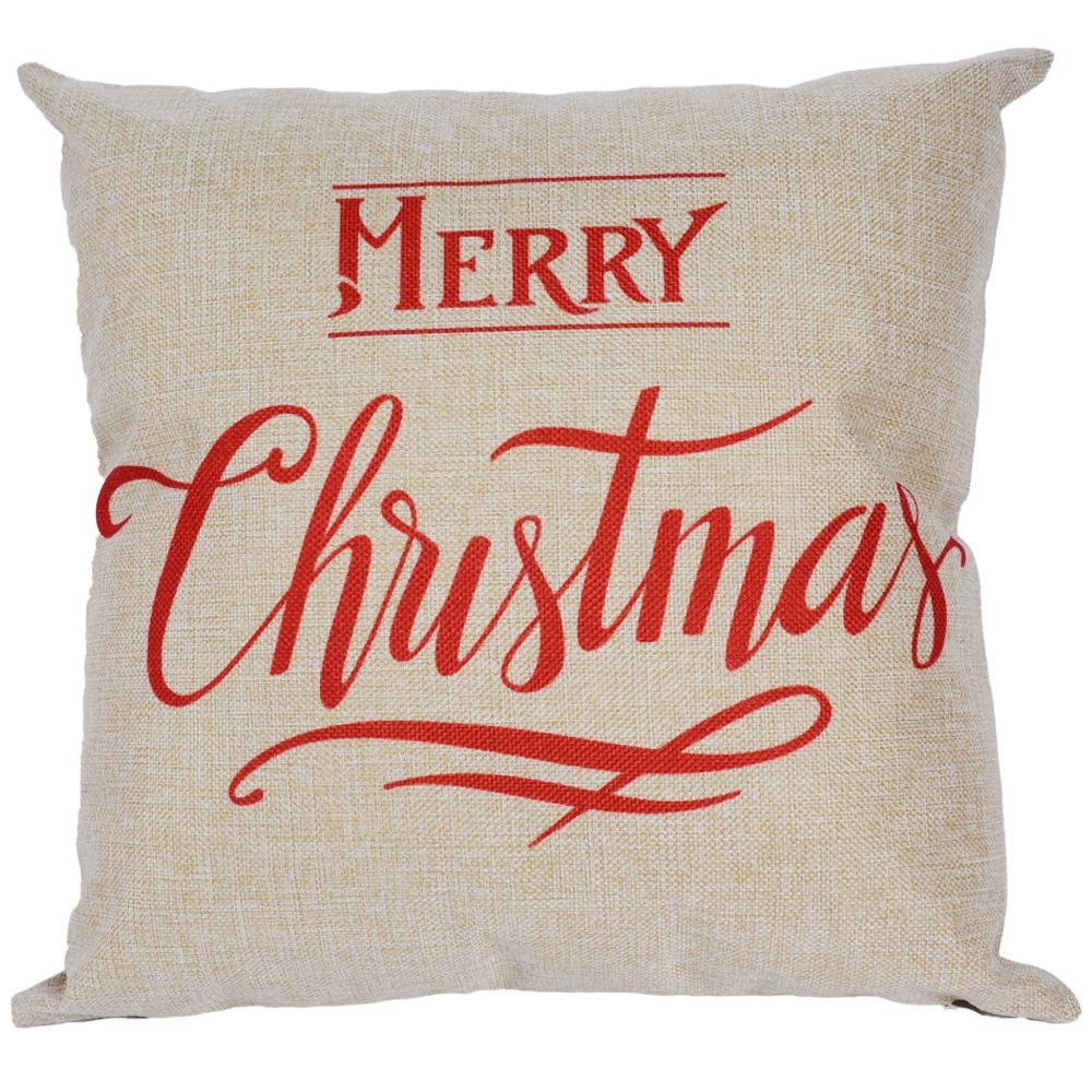 Katebackdrop：Pillow Cases Marry Christmas Pattern home decoration or photography Set of 4 (No Pillow)