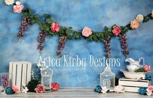Kate Frühling Blumen Garten Hintergrund von Arica Kirby