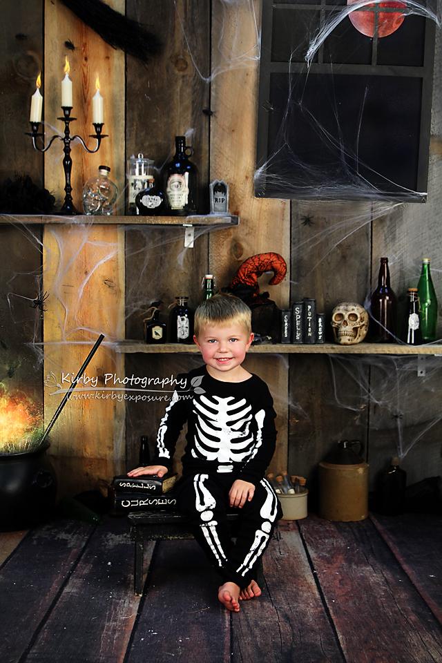 Kate Haufen Pocus Halloween-Hintergrund von Arica Kirby - Kate Backdrop.de