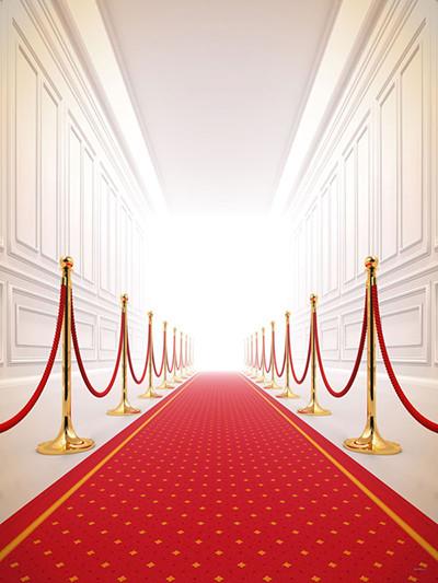 Katebackdrop：Kate Red Carpet White Indoor Backdrop For Photography