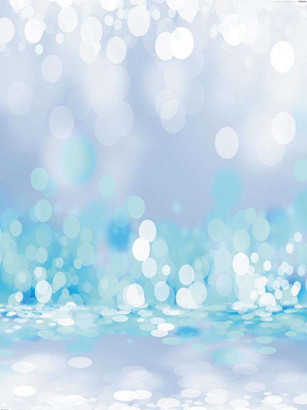 Katebackdrop：Kate Blue and White Light Points Bokeh Backdrop for Photography