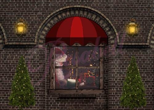 Kate Weihnachten Fensterhintergrund Entworfen von Rosabell Photography