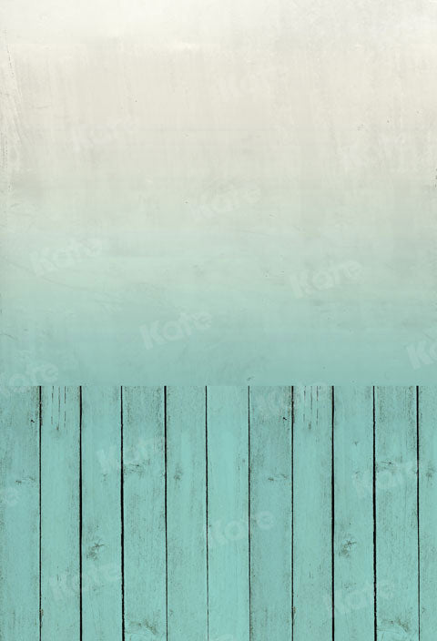 Kate Kombibackdrops Ombre  blau Holz Hintergrund