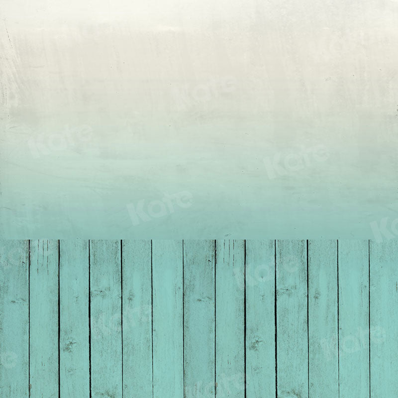 Kate Kombibackdrops Ombre  blau Holz Hintergrund