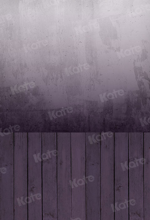 Kate Kombibackdrops Ombre Dunkle Farbe Holz Hintergrund