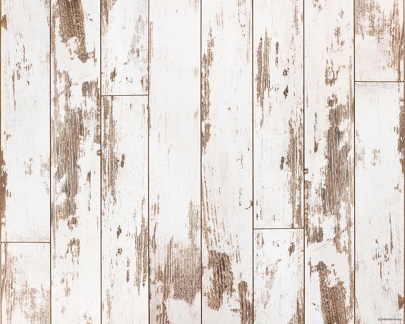 Katebackdrop：Kate retro white wood rubber floor mat