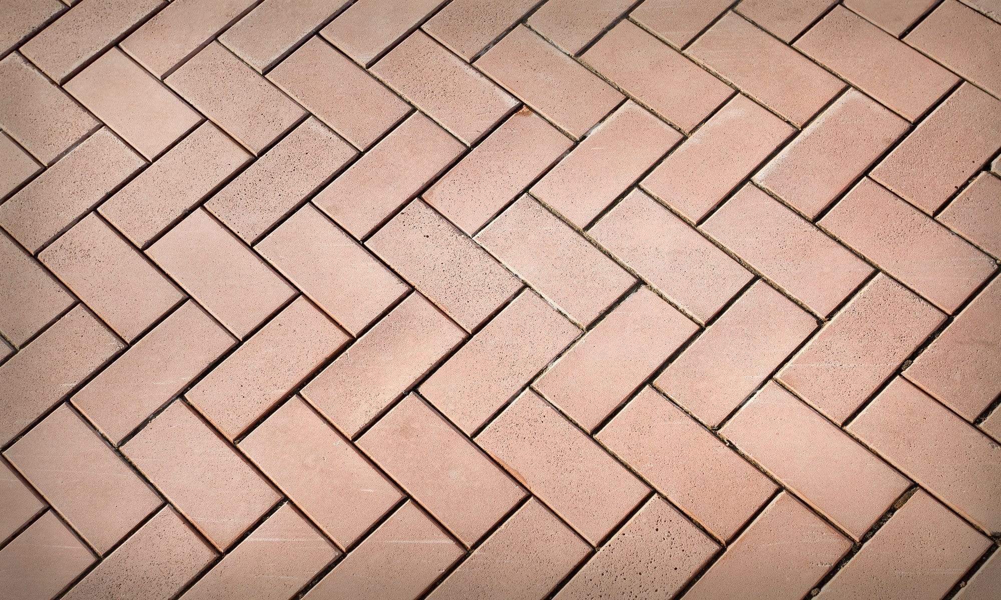 Katebackdrop¡êoKate Brown Brick Walkway Rubber Floor Mat