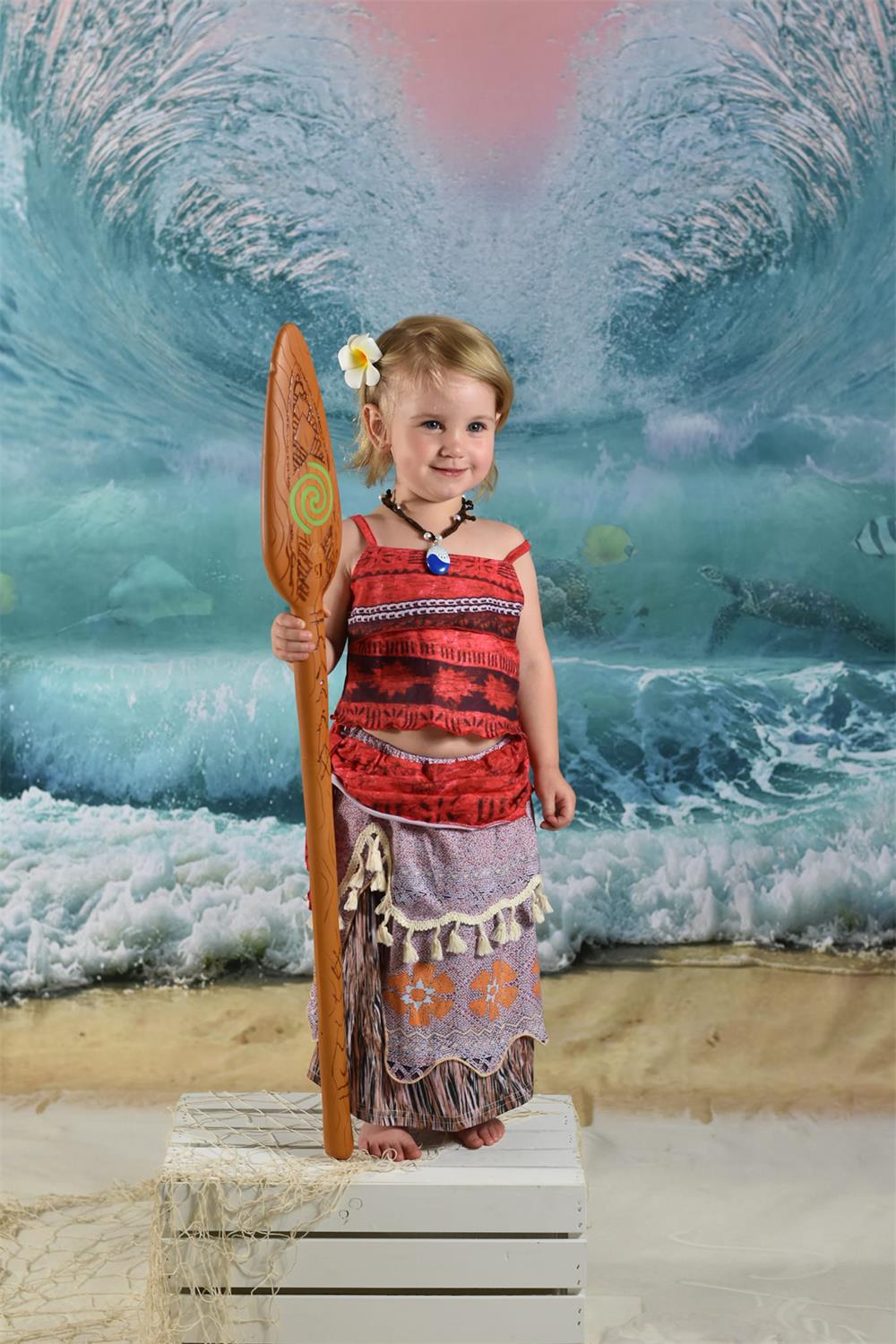Kate Sommer Strand Wellen Geburtstag Hintergrund von Rosabell Photography - Kate Backdrop.de