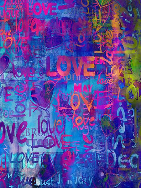 Katebackdrop：Kate Valentine's Day Photo Background Graffiti Photography Backdrop