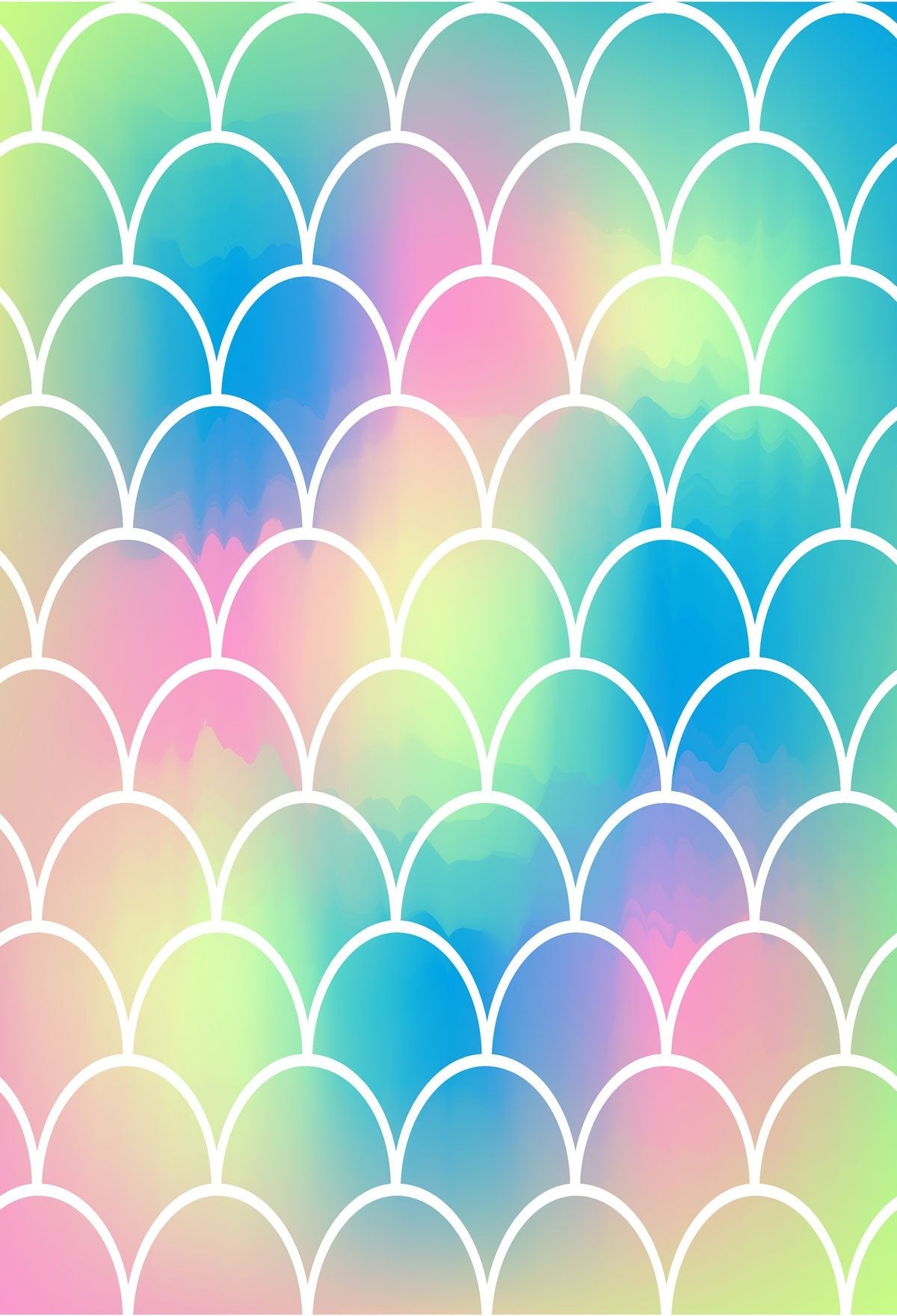 Katebackdrop：Kate Mermaid scales colorful backdrop